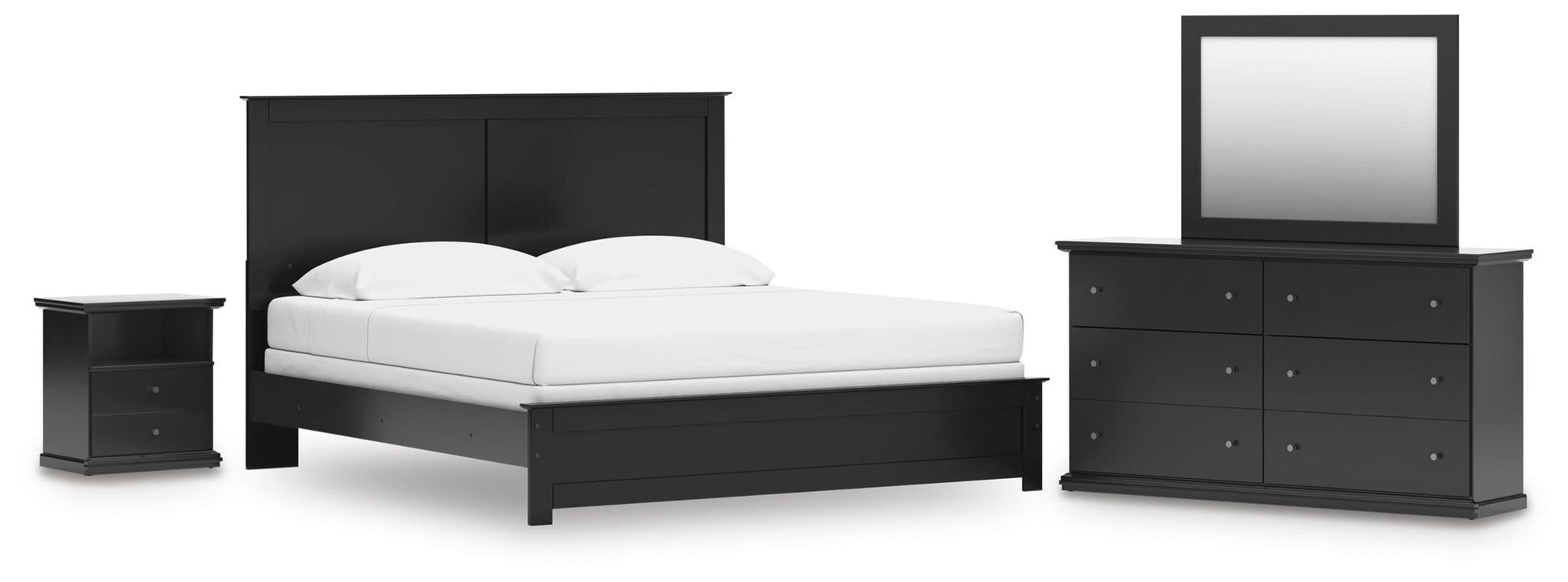 Maribel  Panel Bed, Dresser, Mirror And Nightstand Signature Design by Ashley®