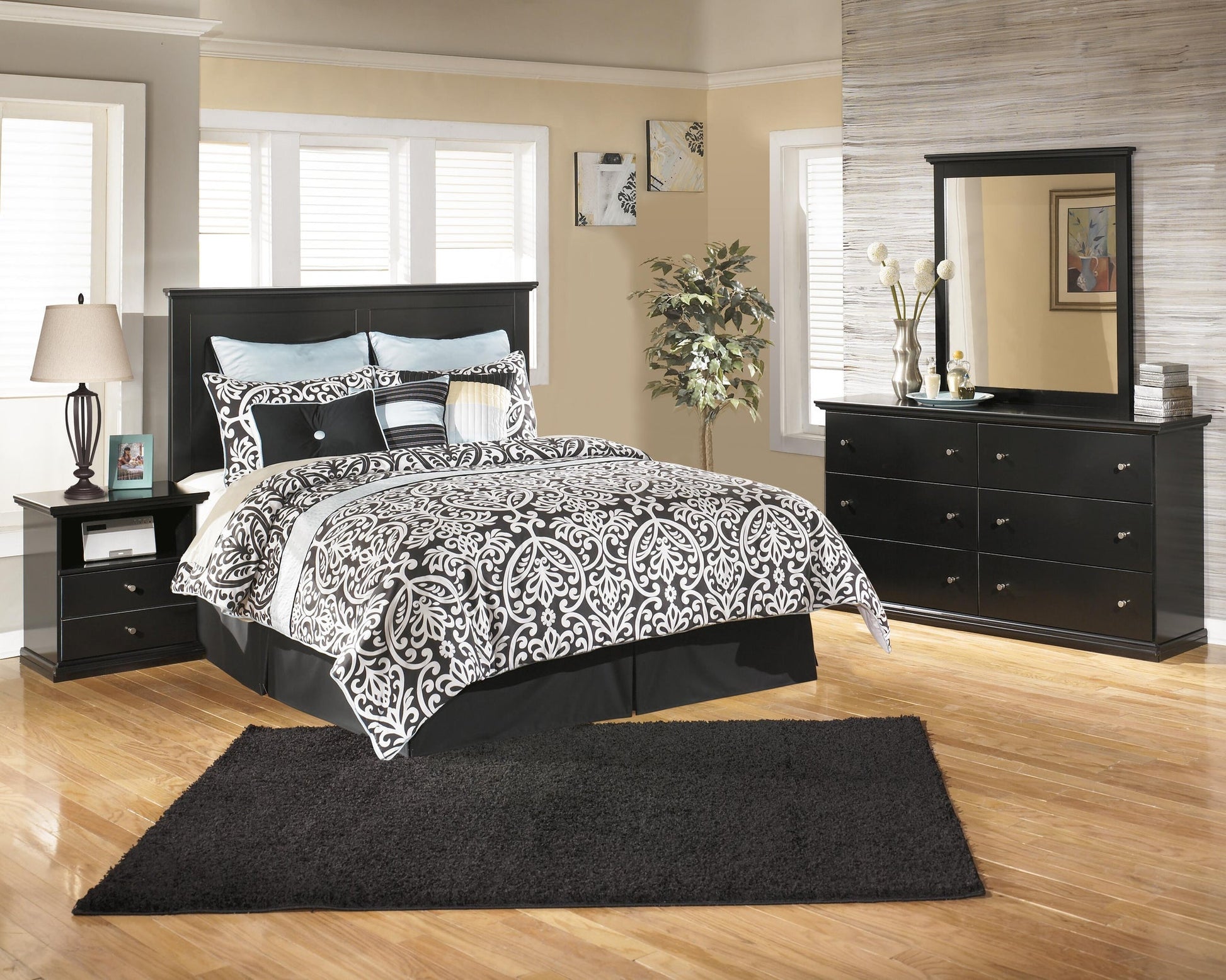 Maribel  Panel Bed, Dresser, Mirror And Nightstand Signature Design by Ashley®