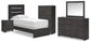 Delmorta  Panel Bed, Dresser, Mirror, Chest And Nightstand Signature Design by Ashley®