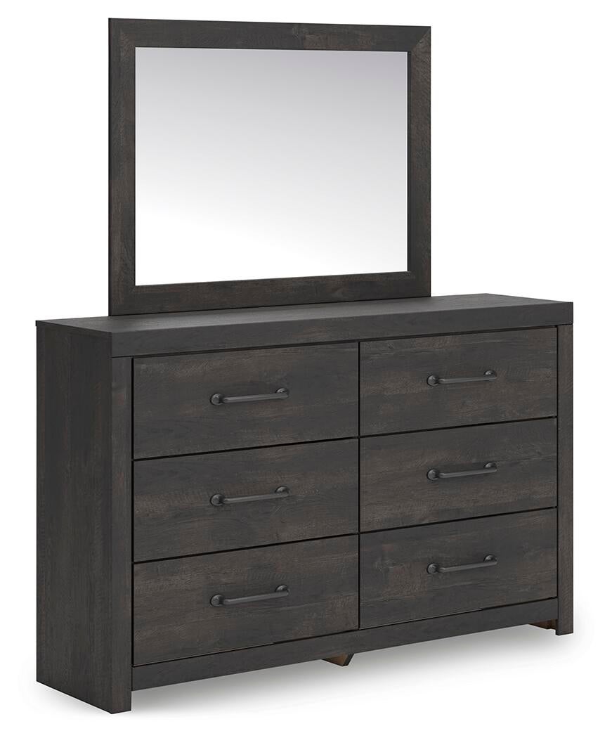 Delmorta  Panel Bed, Dresser, Mirror And Nightstand Signature Design by Ashley®