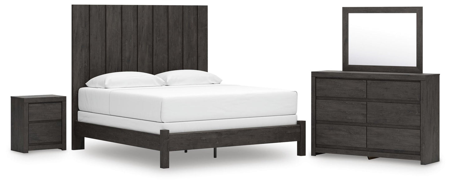 Parlayon  Panel Bed, Dresser, Mirror And Nightstand Signature Design by Ashley®