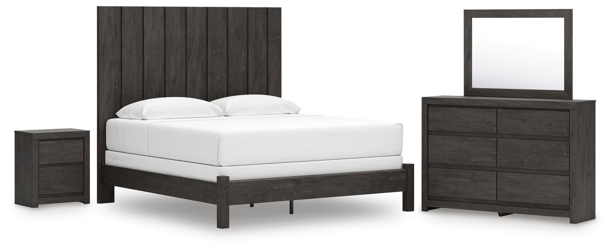 Parlayon  Panel Bed, Dresser, Mirror And Nightstand Signature Design by Ashley®