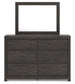 Parlayon  Panel Storage Bed, Dresser And Mirror Signature Design by Ashley®