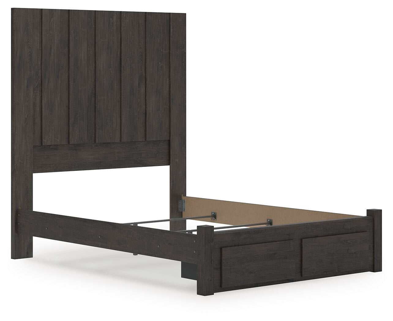 Parlayon  Panel Storage Bed, Dresser And Mirror Signature Design by Ashley®