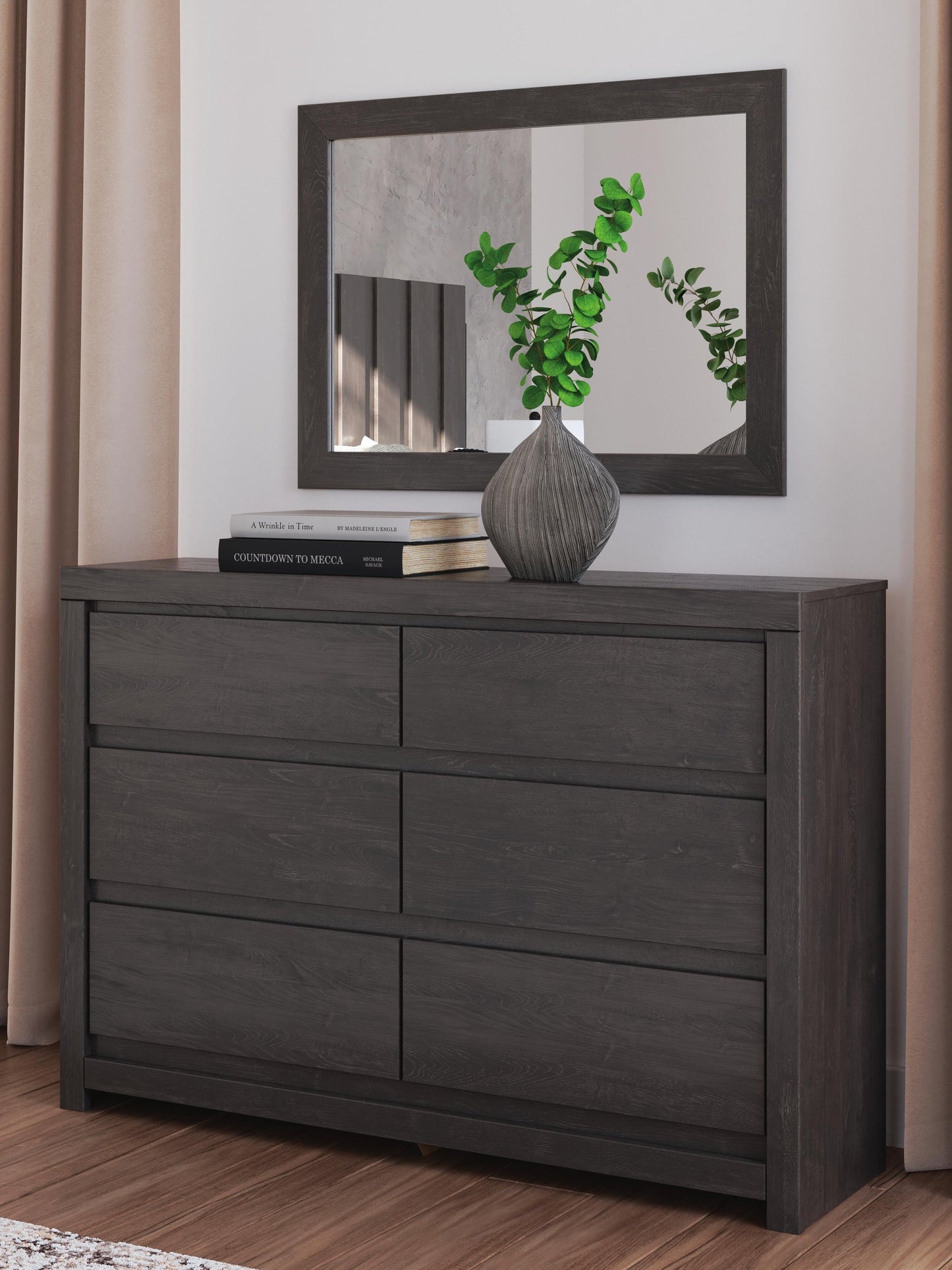 Parlayon  Panel Storage Bed, Dresser And Mirror Signature Design by Ashley®