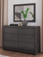 Parlayon  Panel Storage Bed, Dresser And Mirror Signature Design by Ashley®
