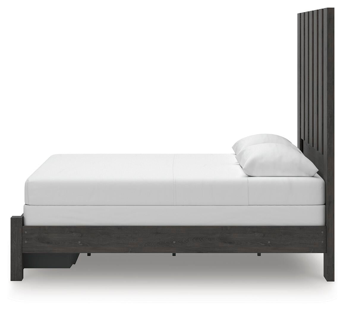 Parlayon  Panel Storage Bed, Dresser And Mirror Signature Design by Ashley®