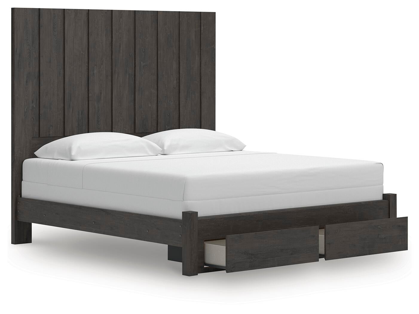 Parlayon  Panel Storage Bed, Dresser And Mirror Signature Design by Ashley®