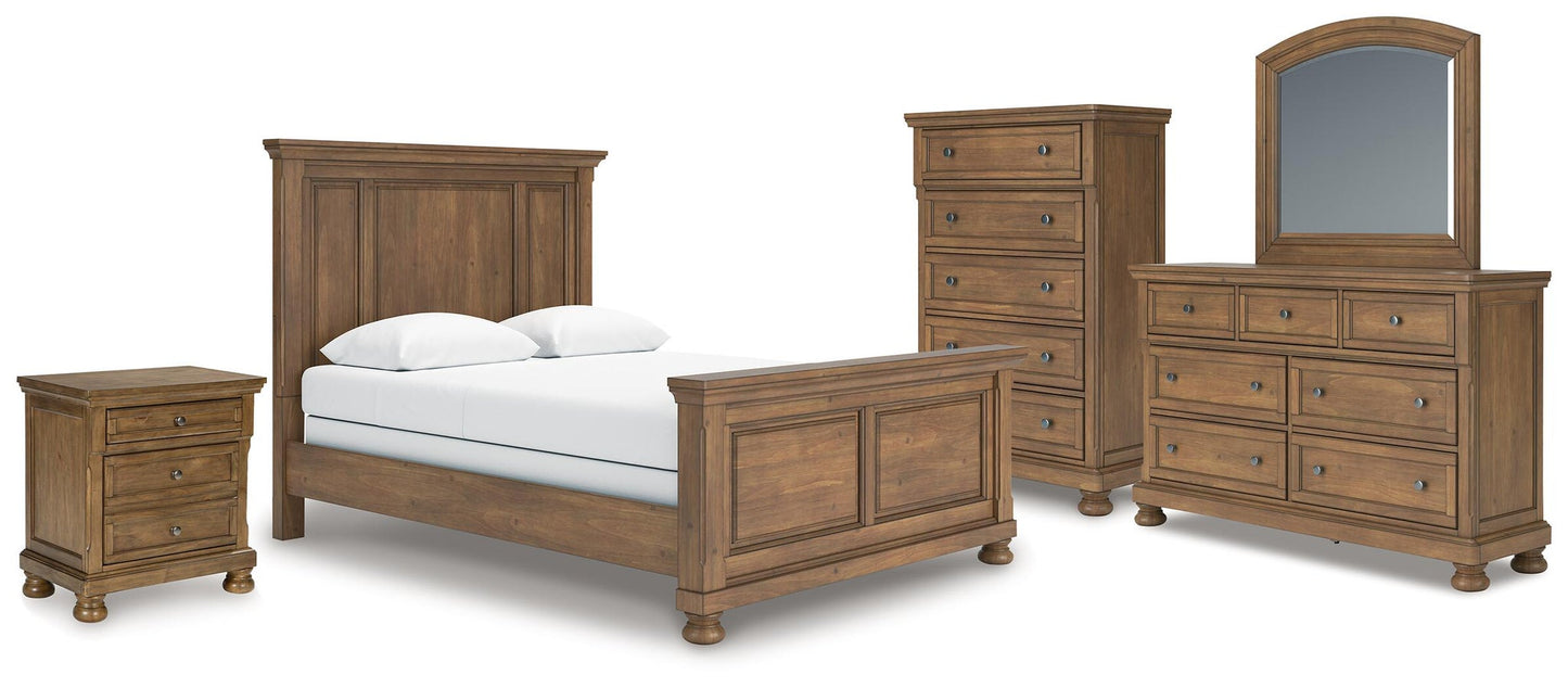 Vandenmore  Panel Bed With Mirrored Dresser, Chest And Nightstand Signature Design by Ashley®
