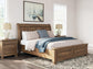 Vandenmore California  Storage Sleigh Bed With Mirrored Dresser, Chest And Nightstand Signature Design by Ashley®