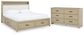 Calmoro  Bookcase Bed With Mirrored Dresser Signature Design by Ashley®