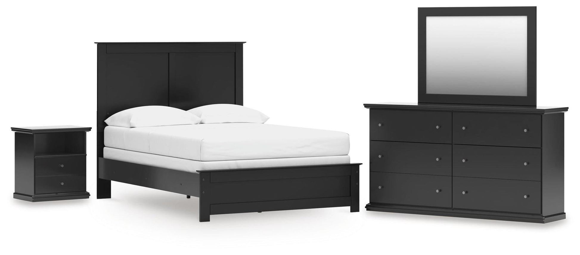 Maribel  Panel Bed, Dresser, Mirror And Nightstand Signature Design by Ashley®