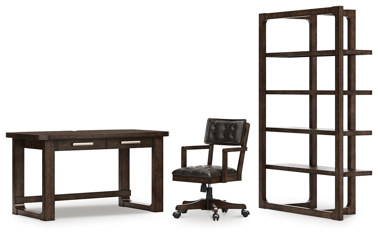 Brecton Home Office Desk With Chair And Storage Signature Design by Ashley®