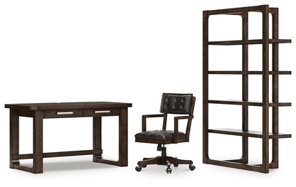 Brecton Home Office Desk With Chair And Storage Signature Design by Ashley®