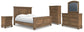 Vandenmore California  Panel Bed With Mirrored Dresser, Chest And Nightstand Signature Design by Ashley®
