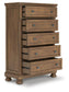 Vandenmore California  Panel Bed With Mirrored Dresser, Chest And Nightstand Signature Design by Ashley®
