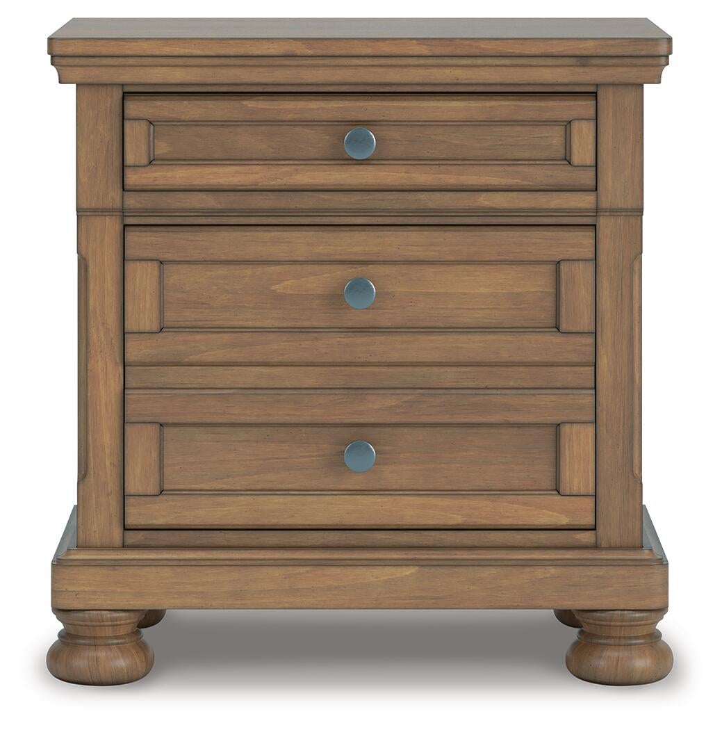 Vandenmore California  Panel Bed With Mirrored Dresser, Chest And Nightstand Signature Design by Ashley®