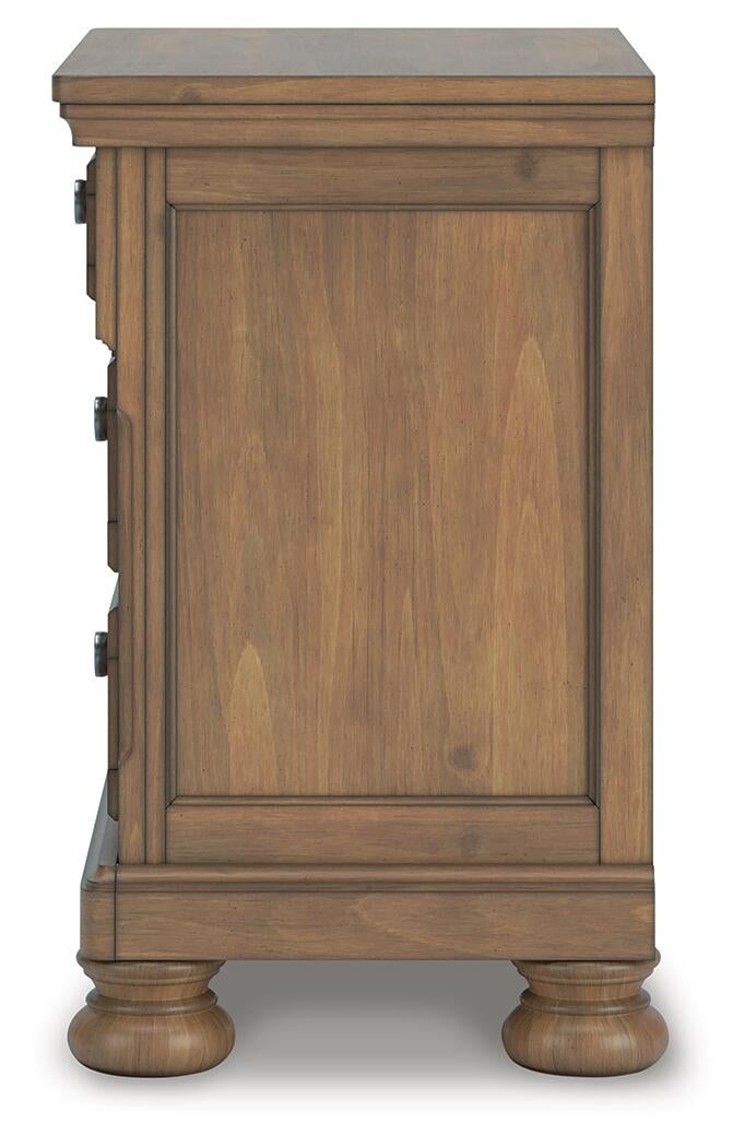 Vandenmore California  Panel Bed With Mirrored Dresser, Chest And Nightstand Signature Design by Ashley®