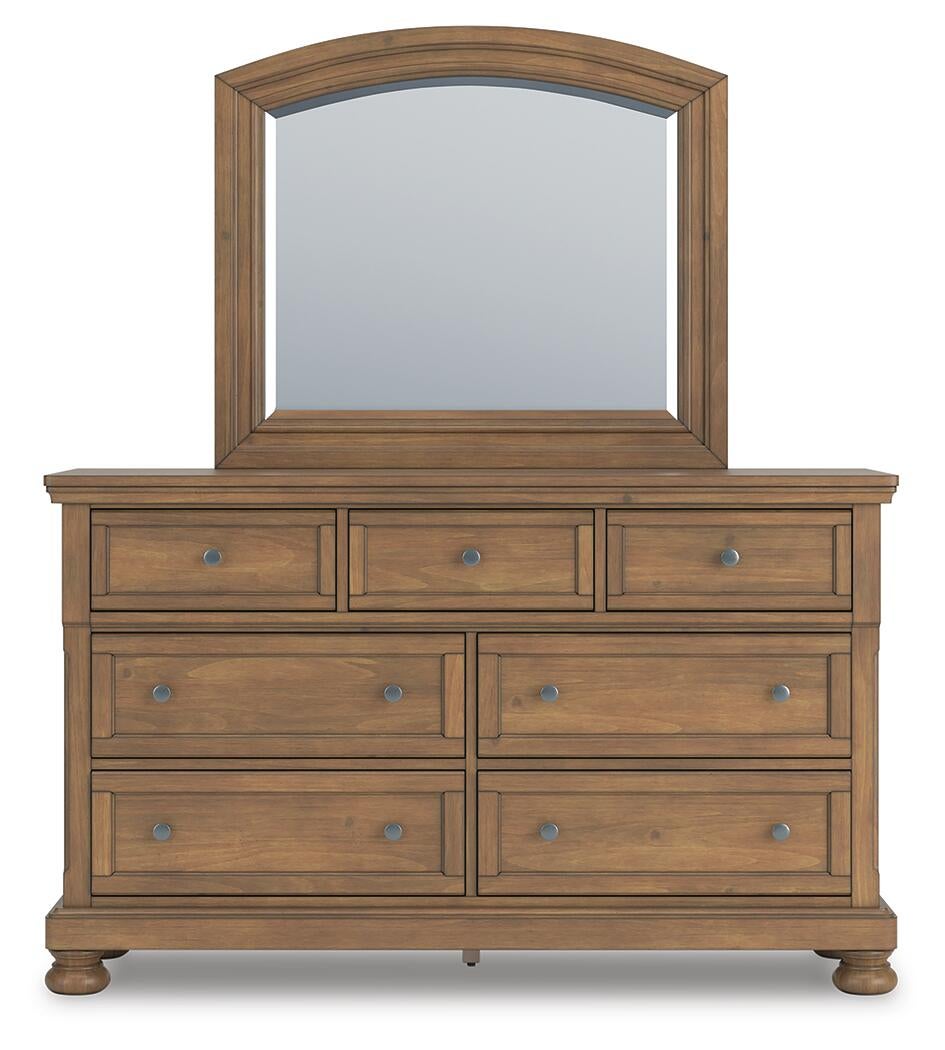 Vandenmore  Storage Sleigh Bed With Mirrored Dresser, Chest And Nightstand Signature Design by Ashley®