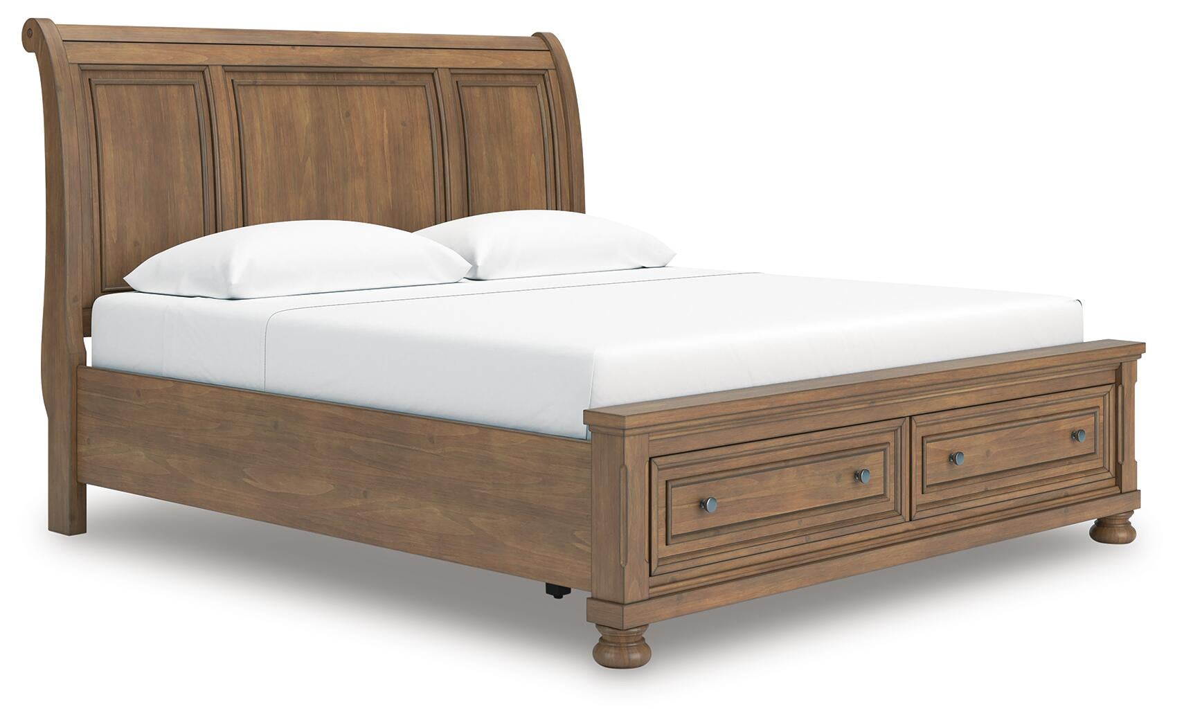 Vandenmore  Storage Sleigh Bed With Mirrored Dresser, Chest And Nightstand Signature Design by Ashley®