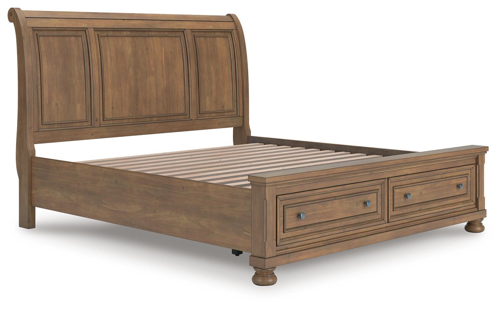 Vandenmore  Storage Sleigh Bed With Mirrored Dresser, Chest And Nightstand Signature Design by Ashley®