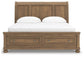 Vandenmore California  Storage Sleigh Bed With Mirrored Dresser Signature Design by Ashley®