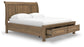 Vandenmore California  Storage Sleigh Bed With Mirrored Dresser Signature Design by Ashley®