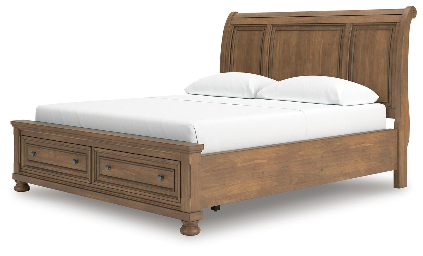 Vandenmore California  Storage Sleigh Bed With Mirrored Dresser Signature Design by Ashley®