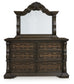 Maylee  Canopy Bed, Dresser And Mirror Signature Design by Ashley®