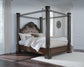 Maylee  Canopy Bed, Dresser And Mirror Signature Design by Ashley®