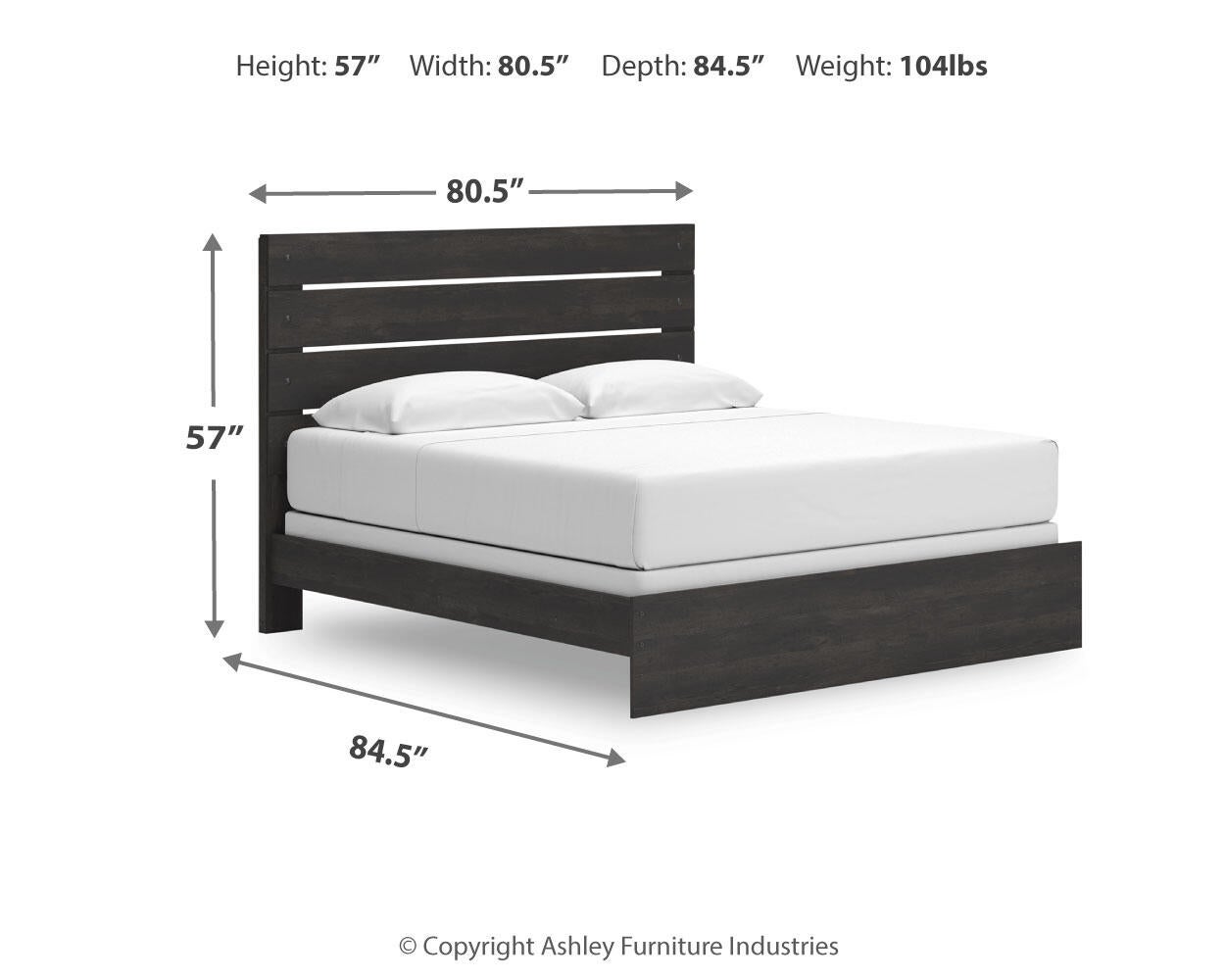 Delmorta  Panel Bed, Dresser And Mirror Signature Design by Ashley®