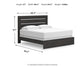 Delmorta  Panel Bed, Dresser And Mirror Signature Design by Ashley®
