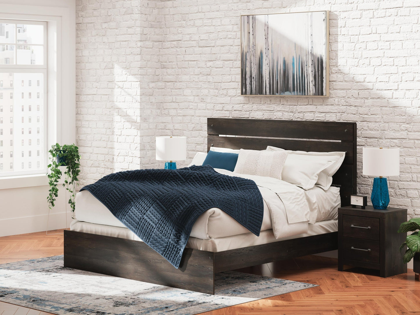 Delmorta  Panel Bed, Dresser And Mirror Signature Design by Ashley®