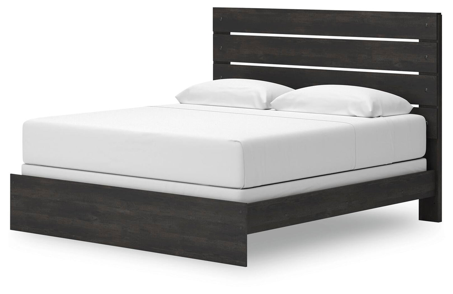 Delmorta  Panel Bed, Dresser, Mirror, Chest And Nightstand