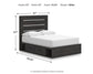 Delmorta  Panel Storage Bed, Dresser And Mirror Signature Design by Ashley®