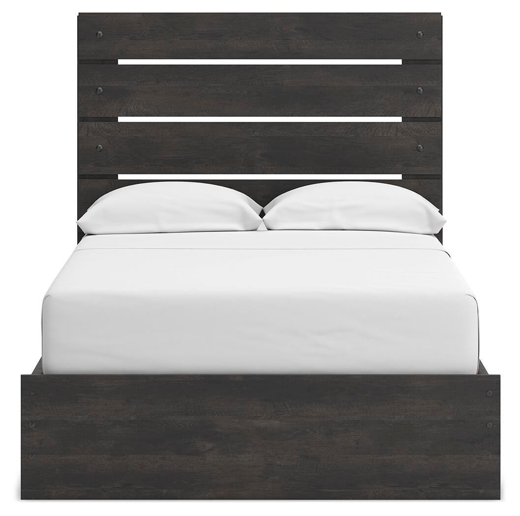 Delmorta  Panel Storage Bed, Dresser, Mirror And Nightstand Signature Design by Ashley®