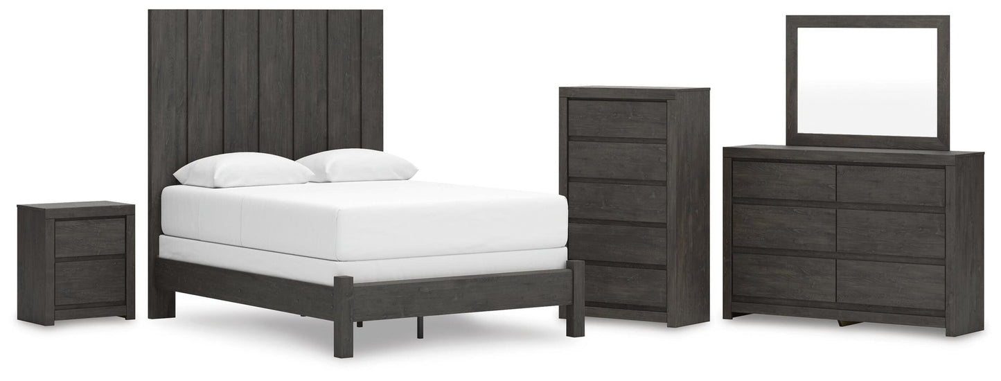 Parlayon  Panel Bed, Dresser, Mirror, Chest And Nightstand Signature Design by Ashley®