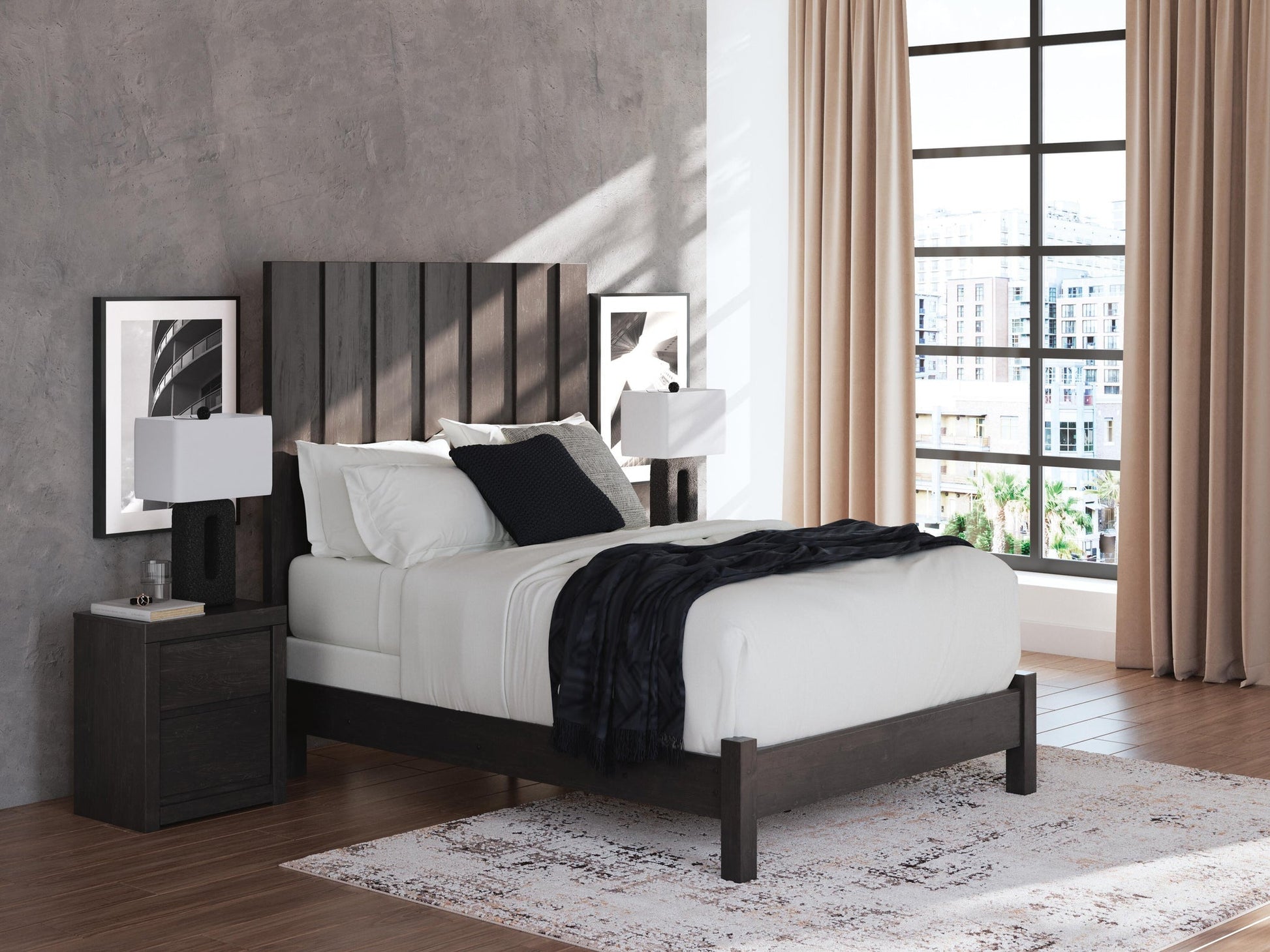 Parlayon  Panel Bed, Dresser, Mirror, Chest And Nightstand Signature Design by Ashley®