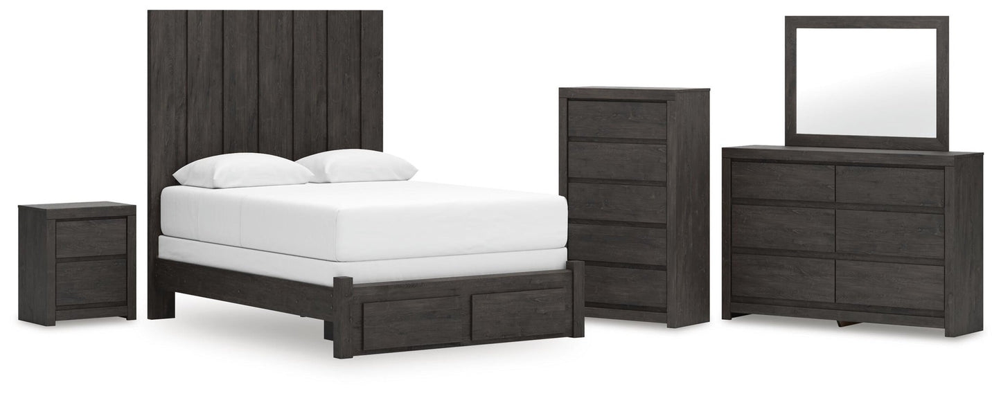 Parlayon  Panel Storage Bed, Dresser, Mirror, Chest And Nightstand Signature Design by Ashley®