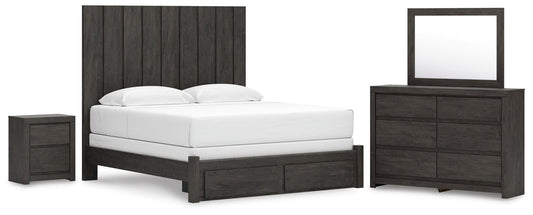 Fraluna  Panel Storage Bed, Dresser, Mirror And Nightstand Signature Design by Ashley®