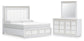 Chalanna  Upholstered Storage Bed, Dresser And Mirror Signature Design by Ashley®