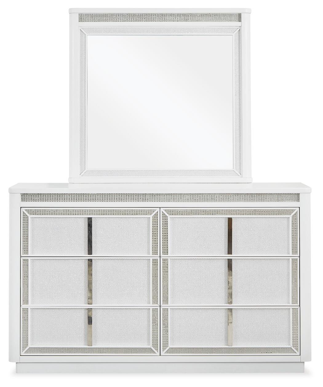 Chalanna  Upholstered Storage Bed, Dresser And Mirror Signature Design by Ashley®