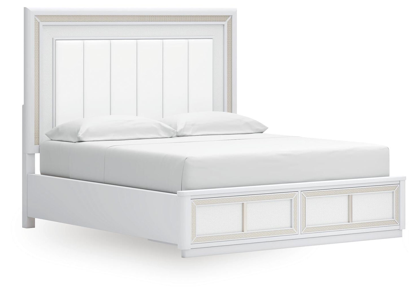 Chalanna  Upholstered Storage Bed, Dresser And Mirror Signature Design by Ashley®