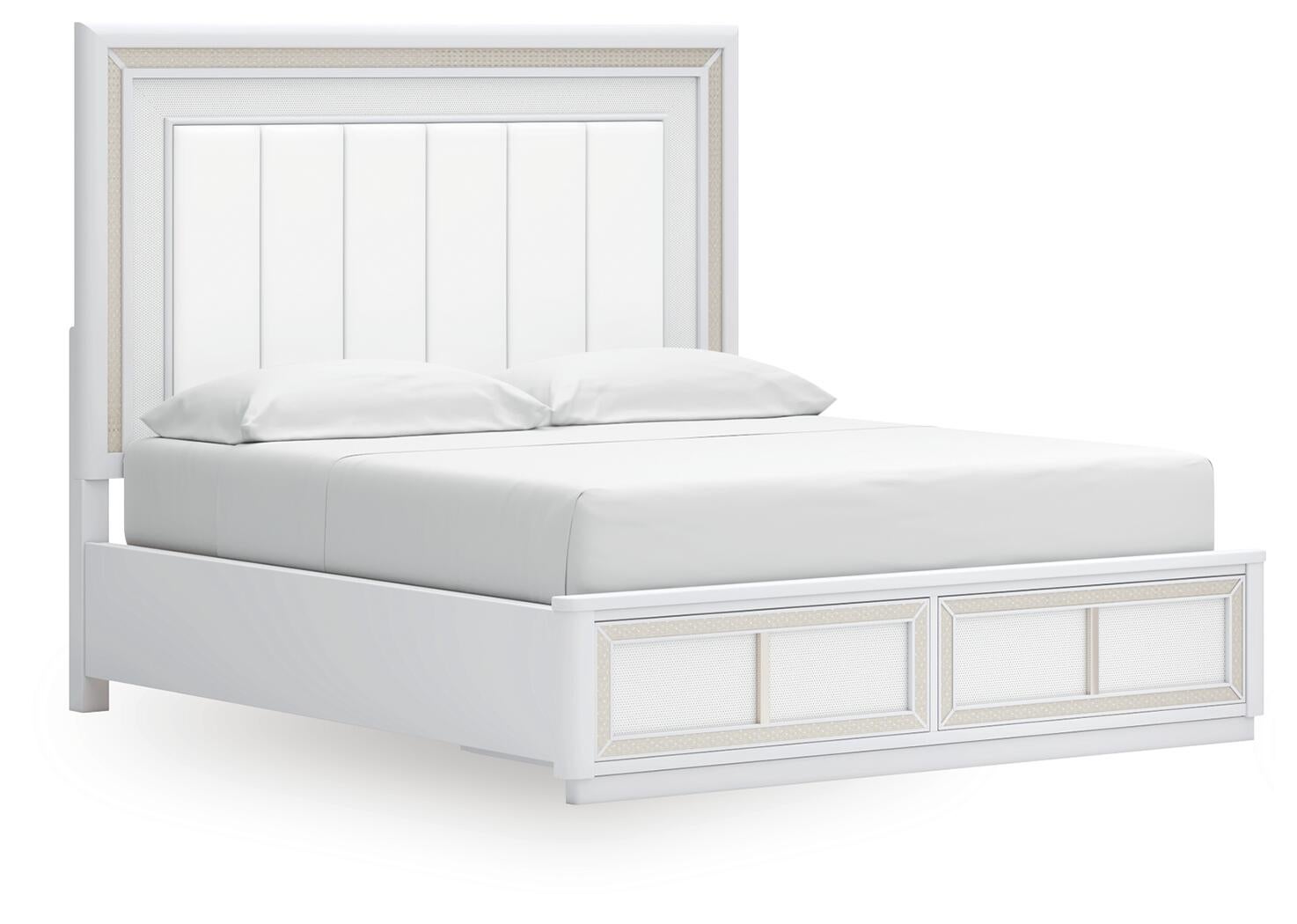 Chalanna  Upholstered Storage Bed, Dresser And Mirror Signature Design by Ashley®
