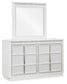 Chalanna  Upholstered Storage Bed, Dresser And Mirror Signature Design by Ashley®