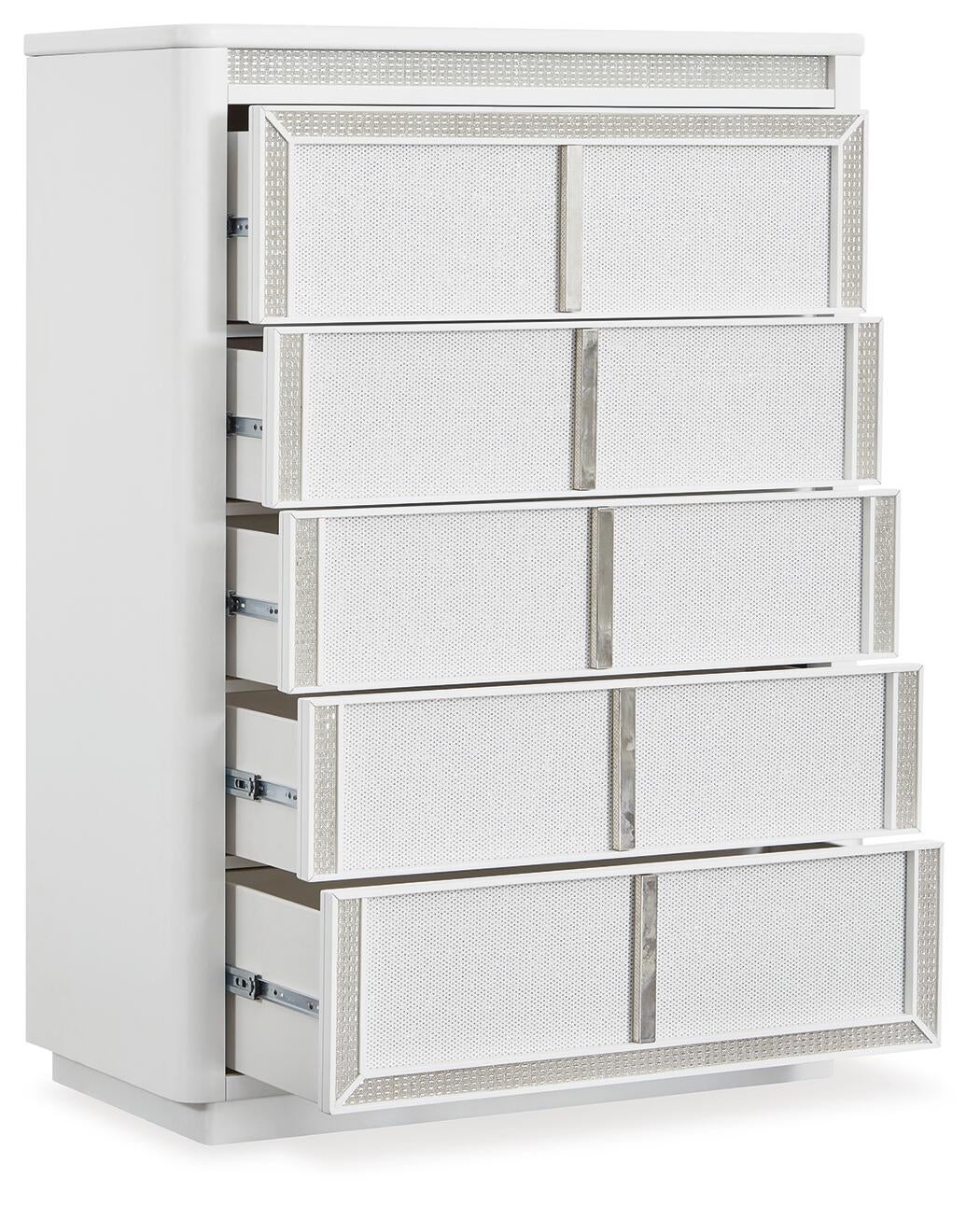 Chalanna  Upholstered Storage Bed, Dresser, Mirror, Chest And Nightstand Signature Design by Ashley®
