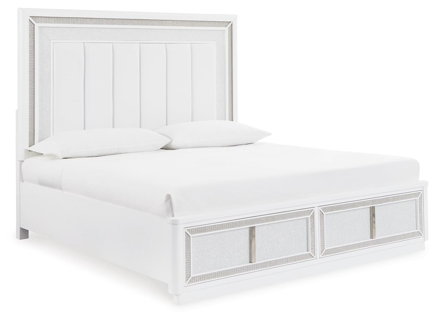 Chalanna  Upholstered Storage Bed, Dresser, Mirror, Chest And Nightstand Signature Design by Ashley®