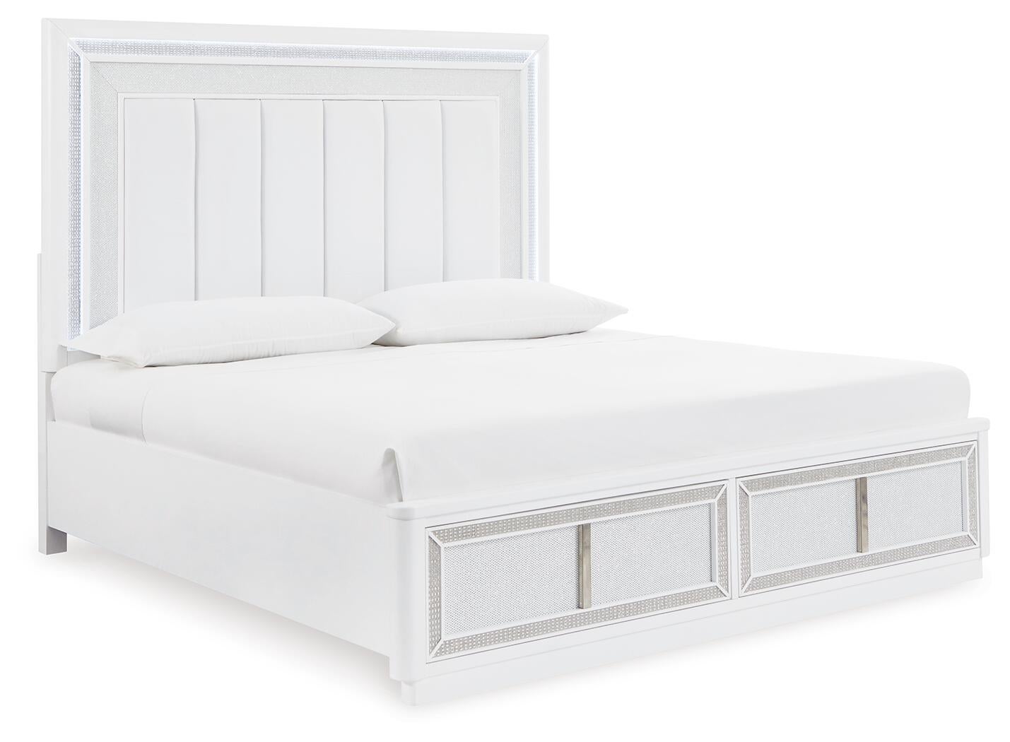 Chalanna  Upholstered Storage Bed, Dresser, Mirror, Chest And Nightstand Signature Design by Ashley®