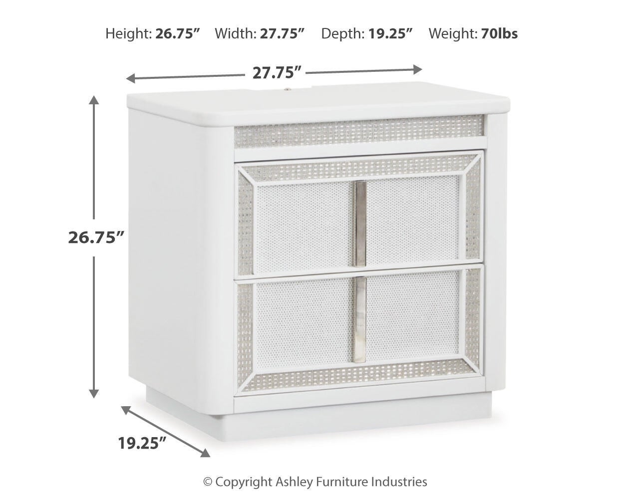 Chalanna California  Upholstered Storage Bed, Dresser, Mirror And Nightstand Signature Design by Ashley®