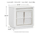 Chalanna California  Upholstered Storage Bed, Dresser, Mirror And Nightstand Signature Design by Ashley®
